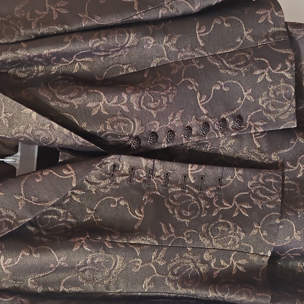Brown/Bronze Blazer and Skirt Set - Picture 2 of 11